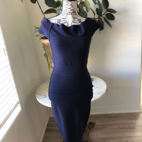 CLAUDIE BANDAGE DRESS - Picture 6 of 6